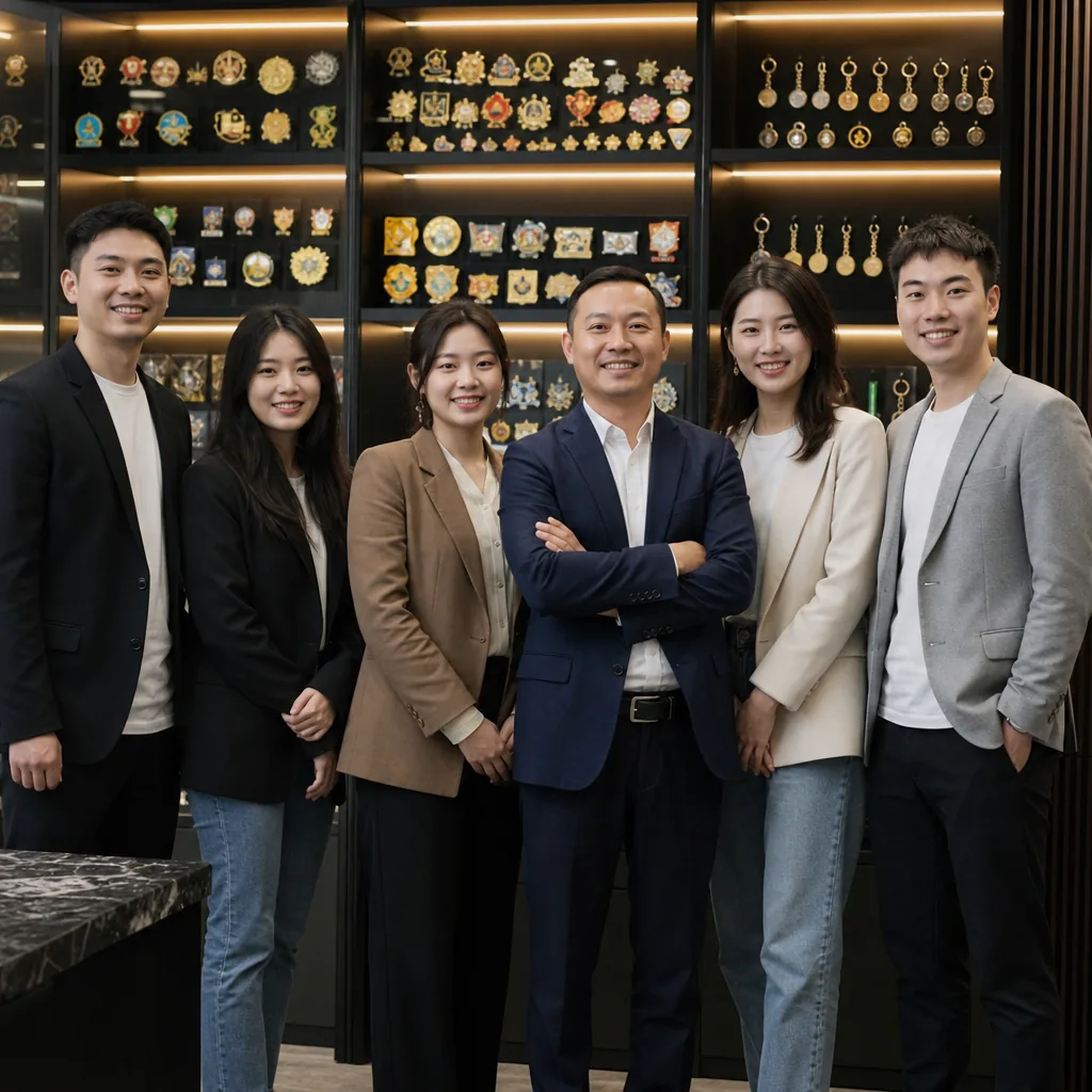 ZheCraft team in the Yiwu factory showroom