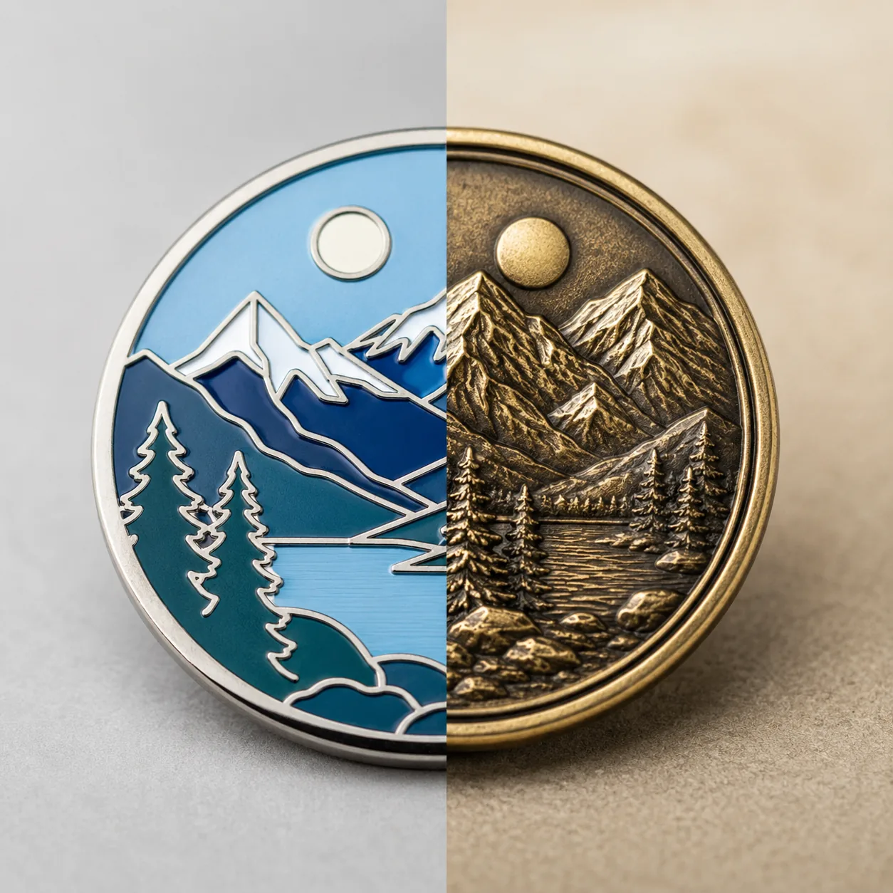 2D vs 3D Relief for Custom Coins and Badges