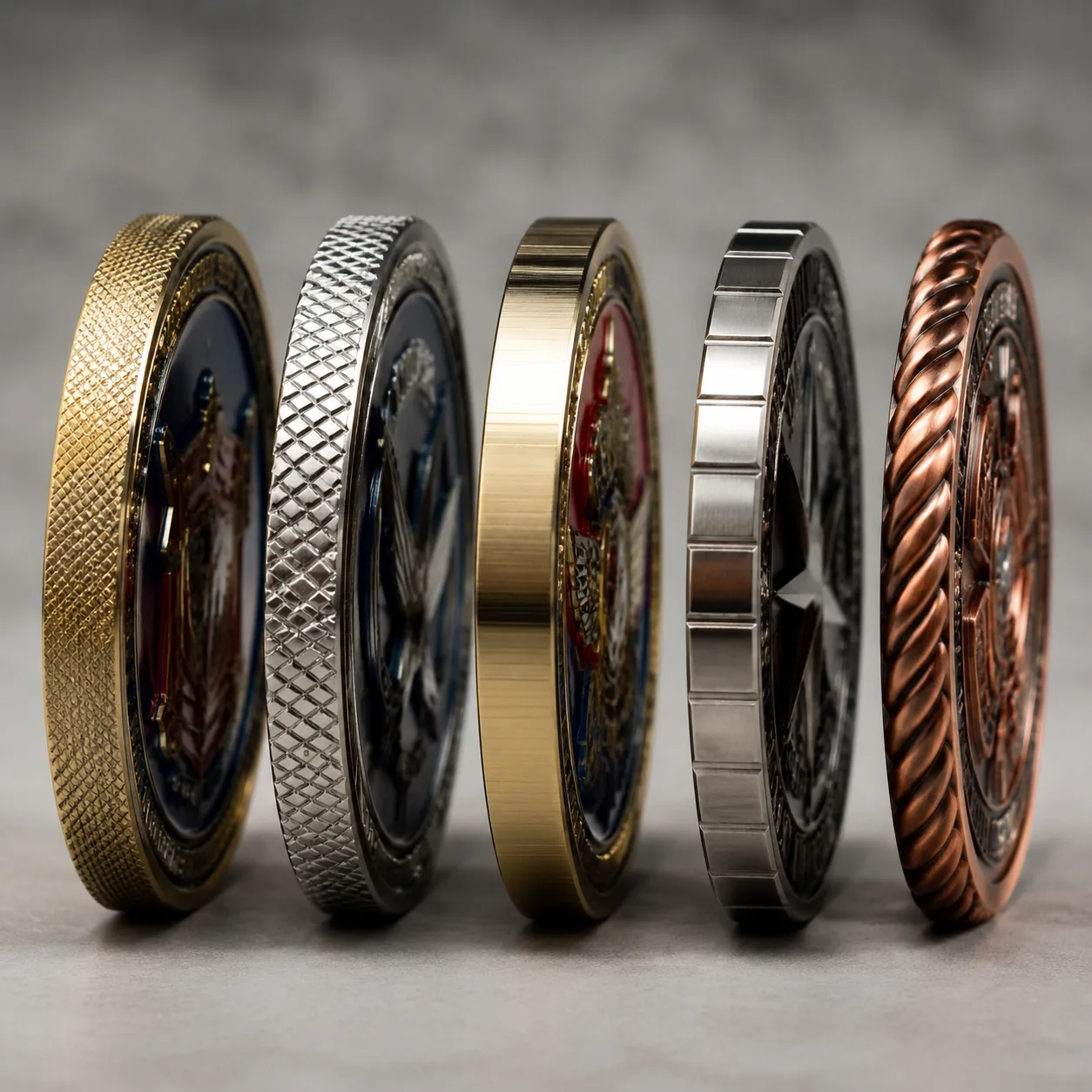 Challenge Coin Edge Styles Compared for Bulk Orders