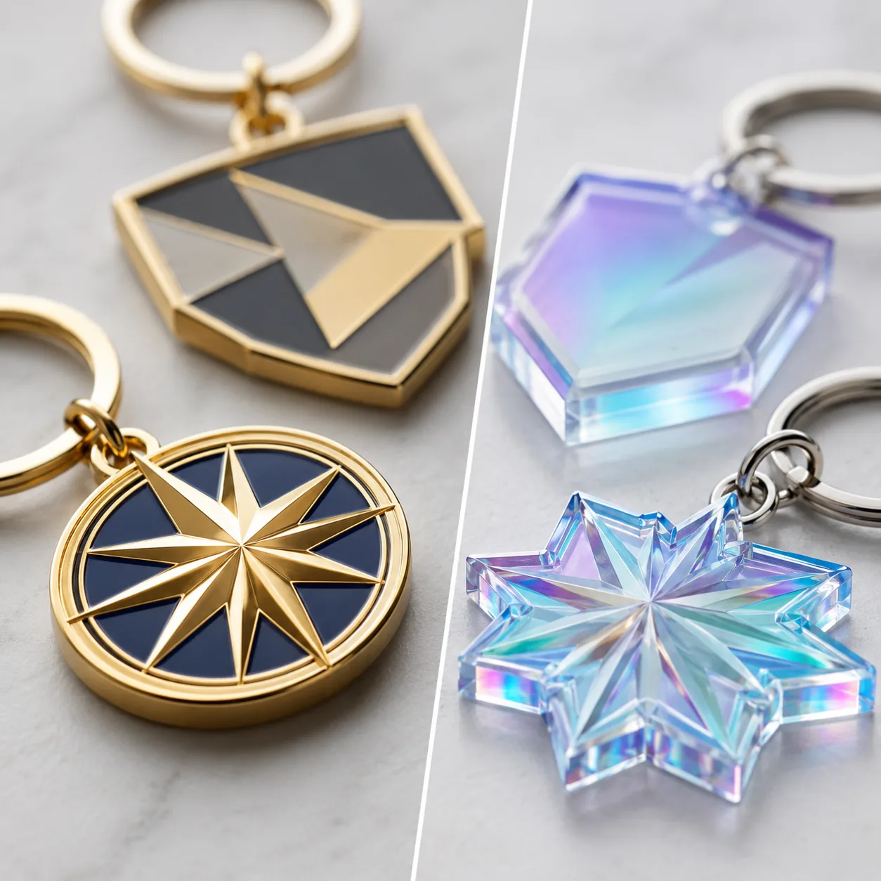 Custom Metal vs Acrylic Keychains: Which Spec Wins?