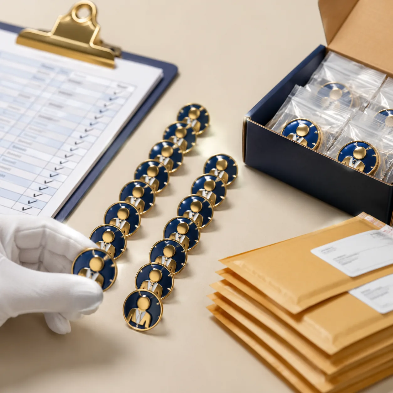 Custom Staff Name Badges: From Name List to Sorted Shipment