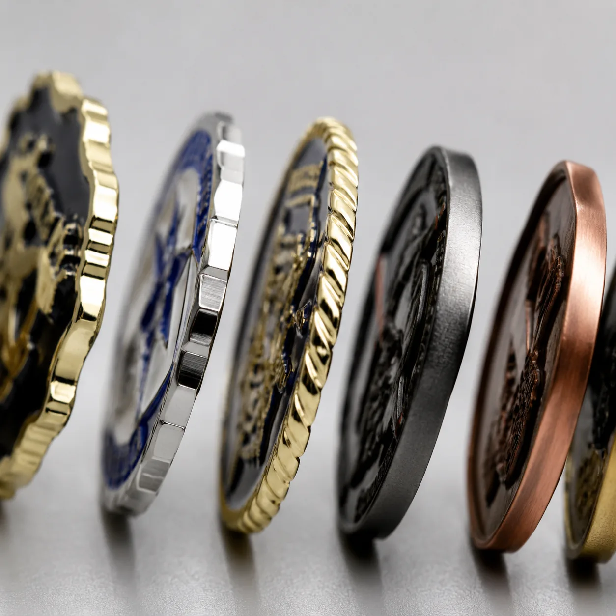 Edge Finish Specs for Custom Pins, Coins and Keychains