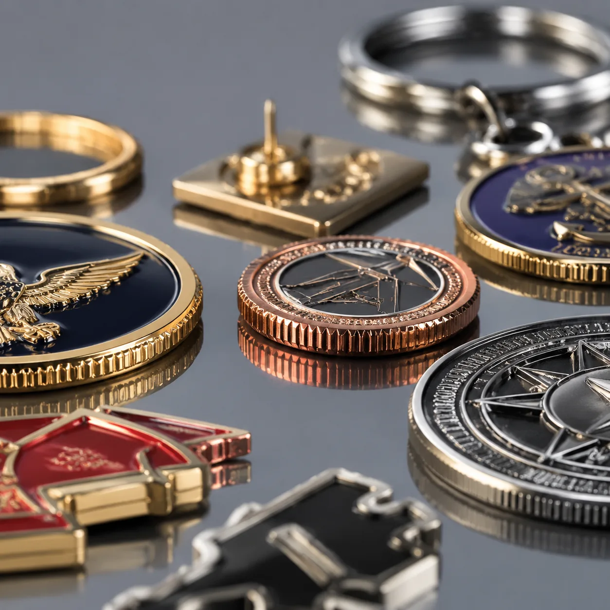 Edge Finish Specs for Custom Pins, Coins and Keychains