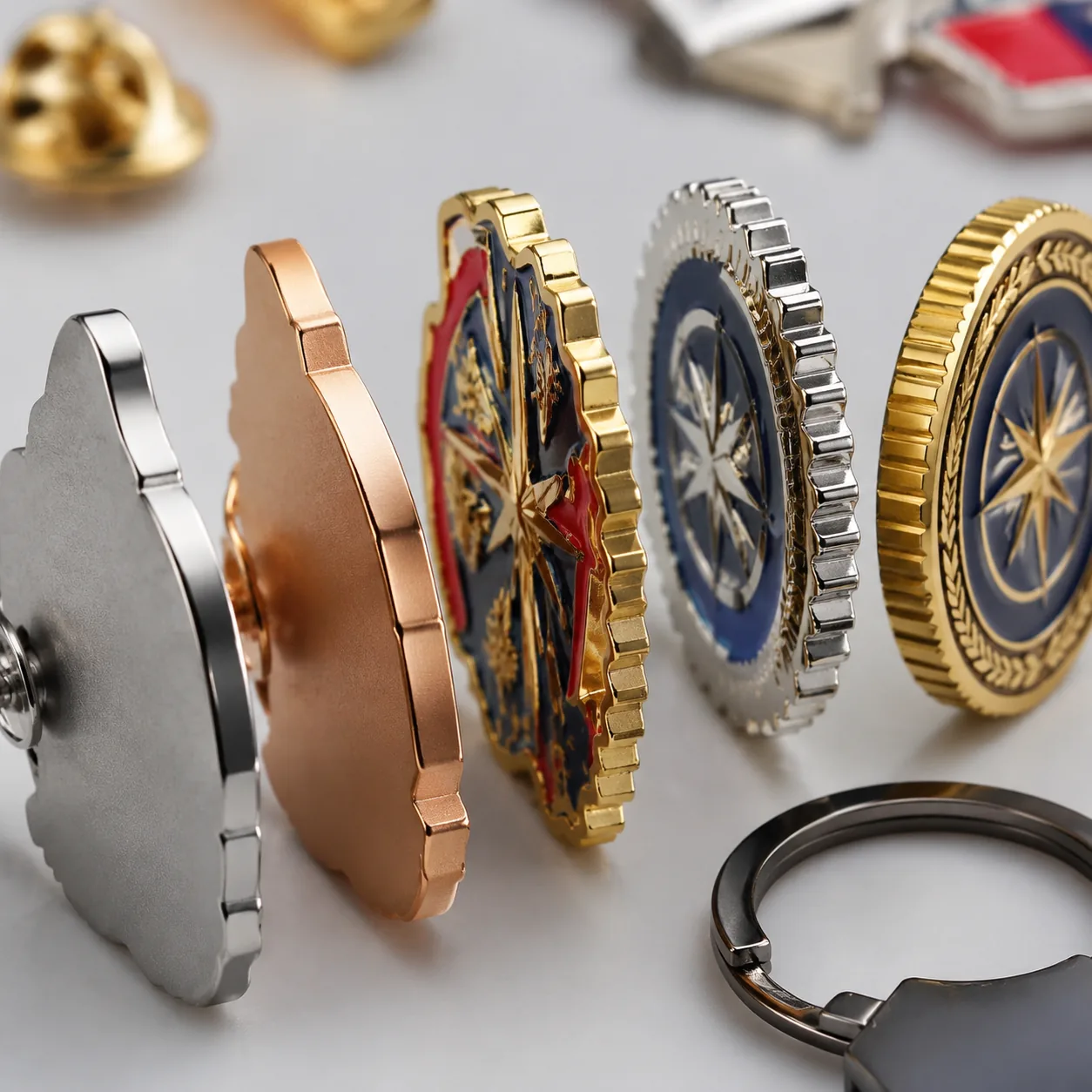 Edge Finishing Specs for Custom Pins, Coins and Keychains