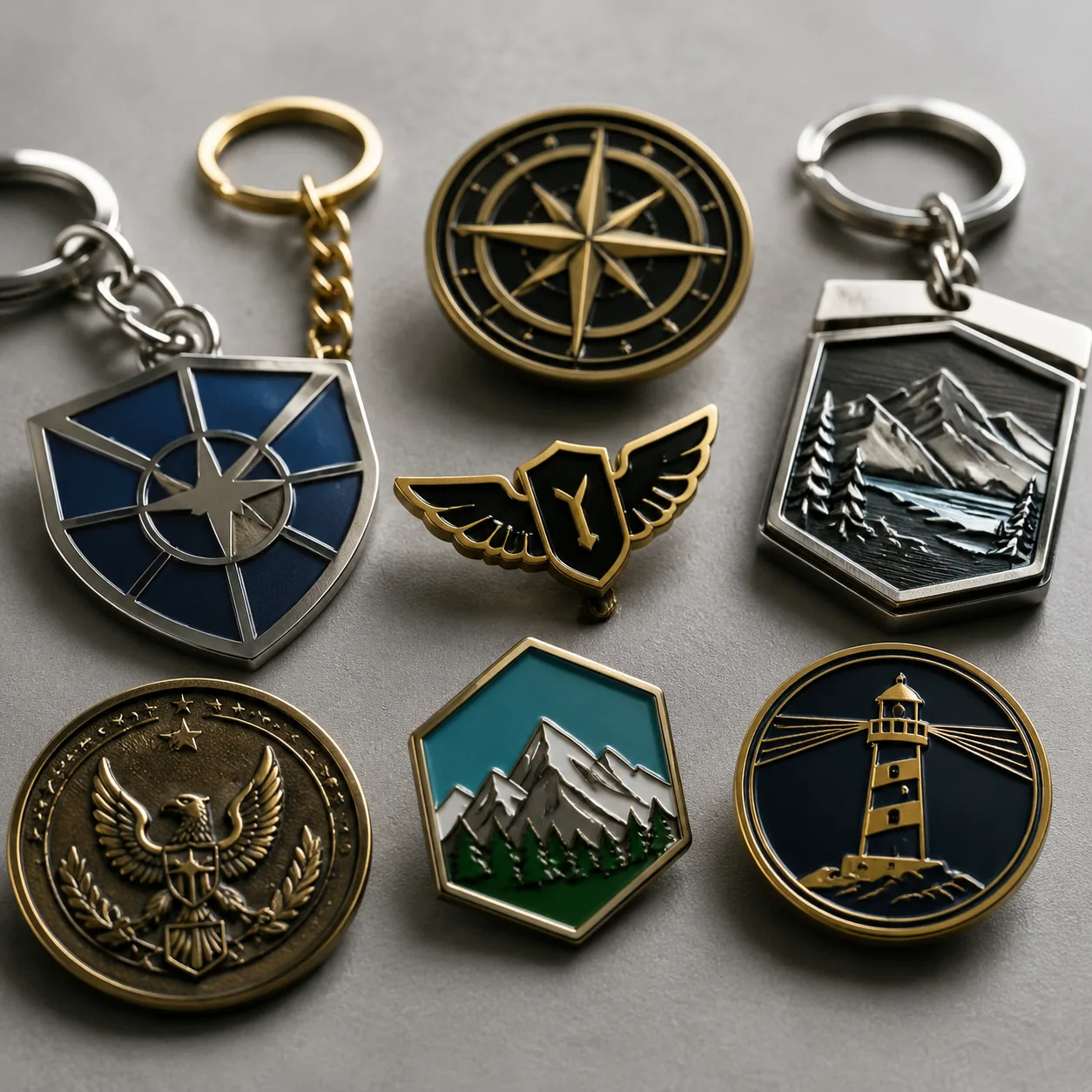 Enamel Pins vs Metal Keychains: Which to Spec First