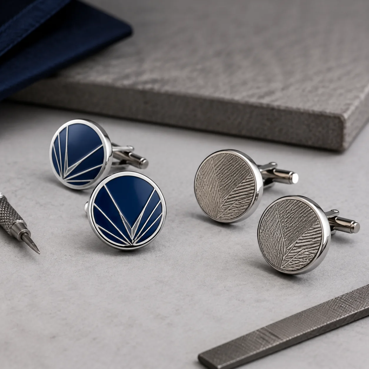 Enamel vs Engraved Cufflinks: Choosing the Right Face Construction