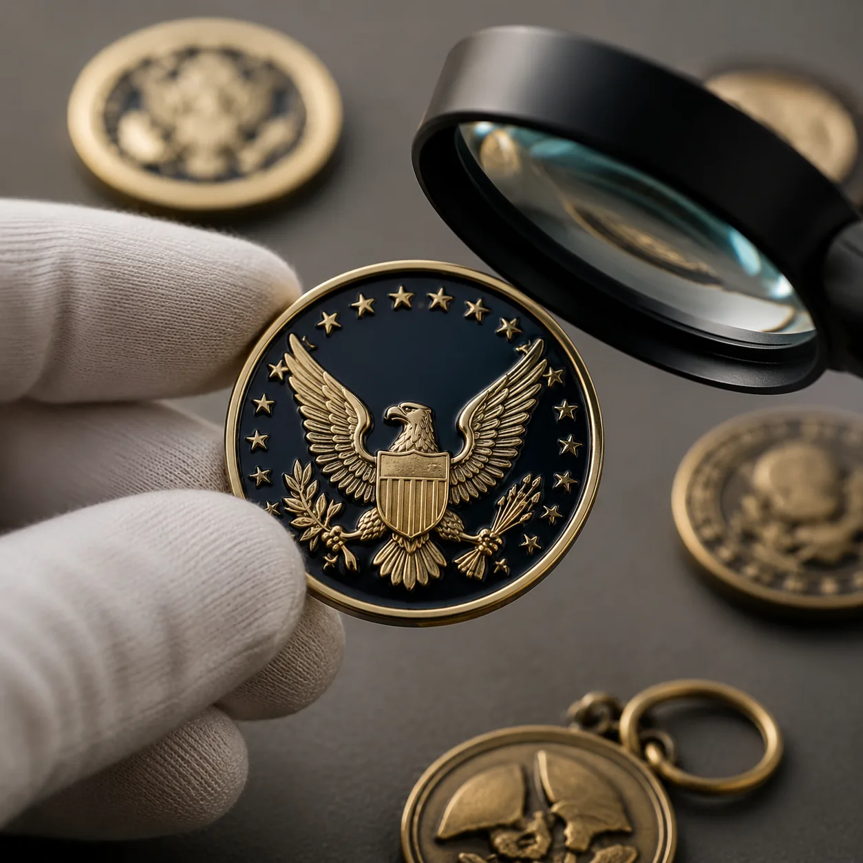 Final Inspection Specs for Custom Pins, Coins and Keychains