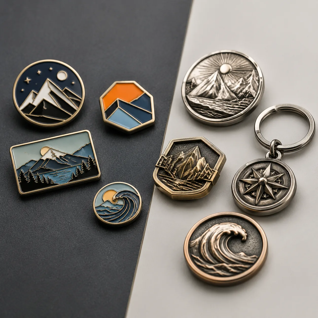 How to Decide Between 2D and 3D Metal Giveaways