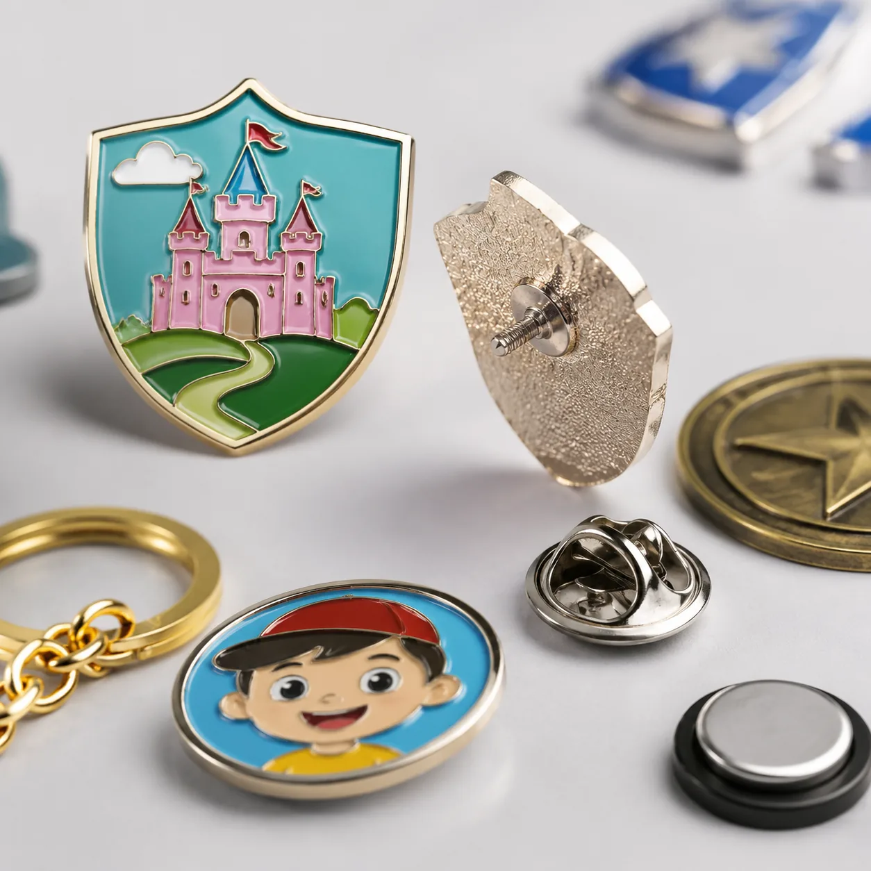 How to Specify Child-Safe Custom Pins and Keychains