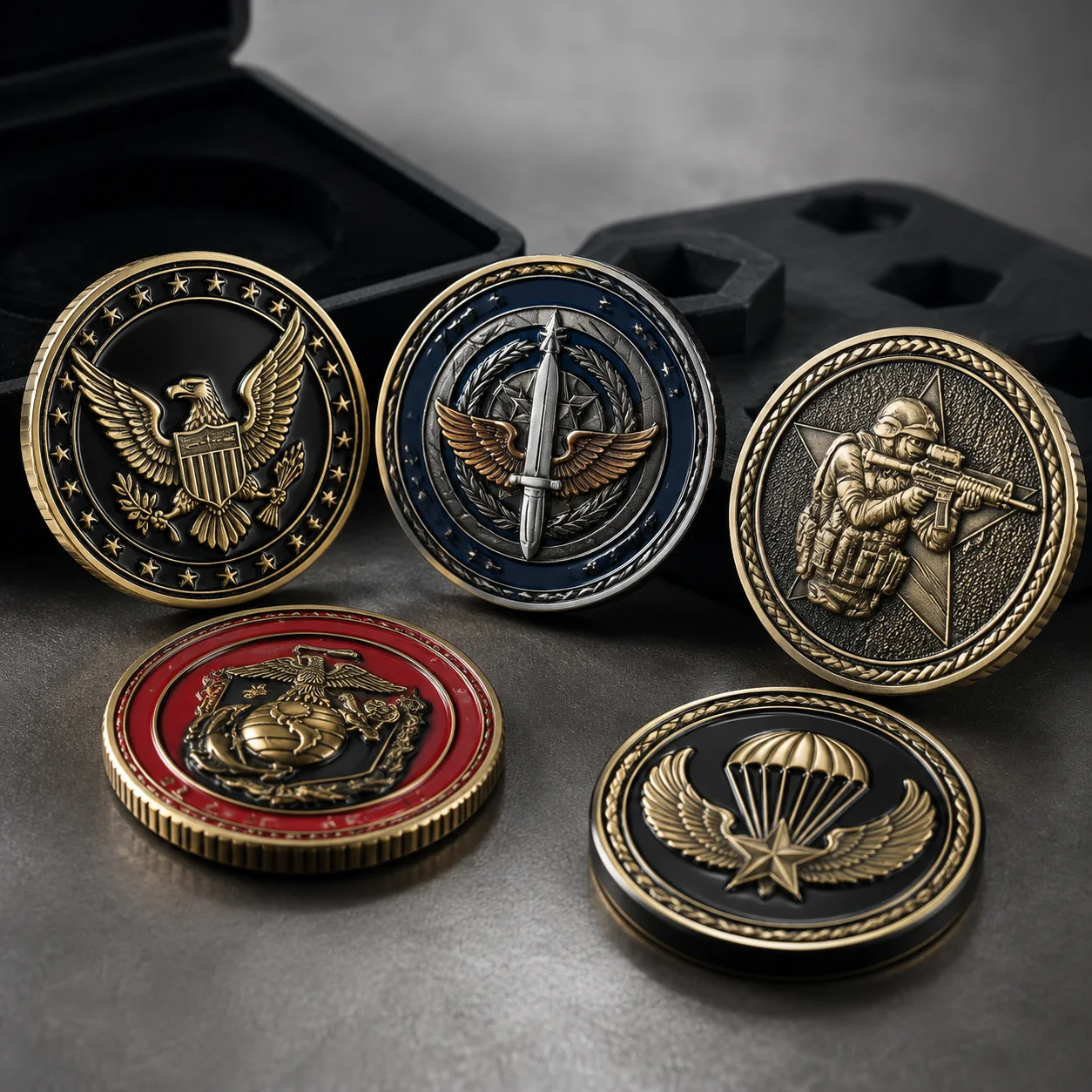 Military Challenge Coins: A Reorderable Specification for Units
