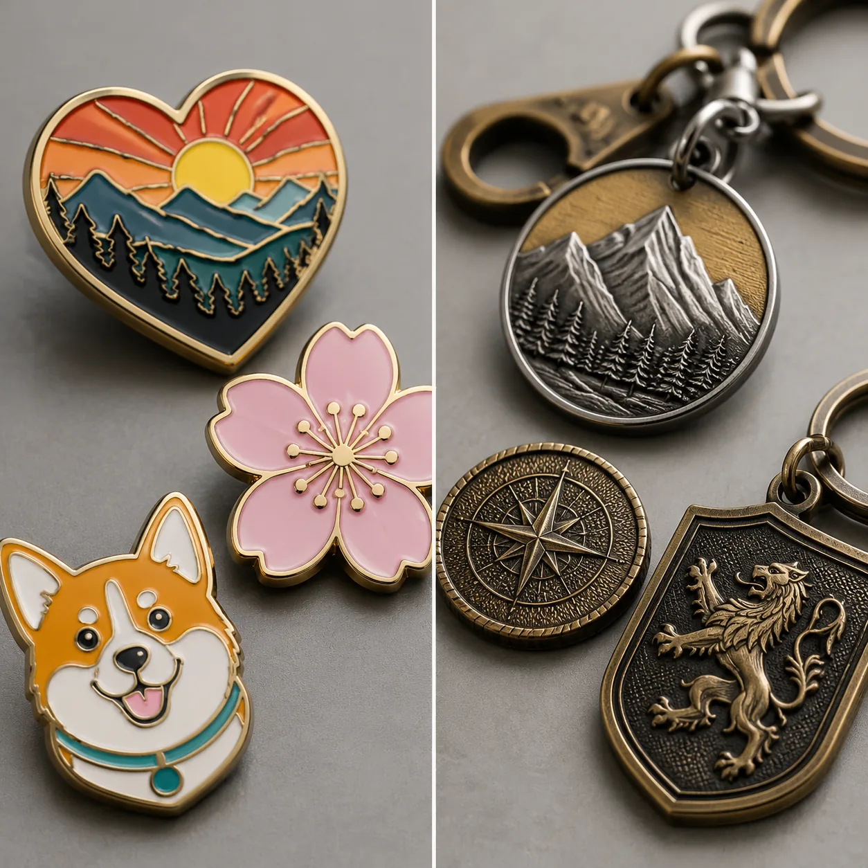 Offset Print vs Screen Print for Custom Pins and Keychains