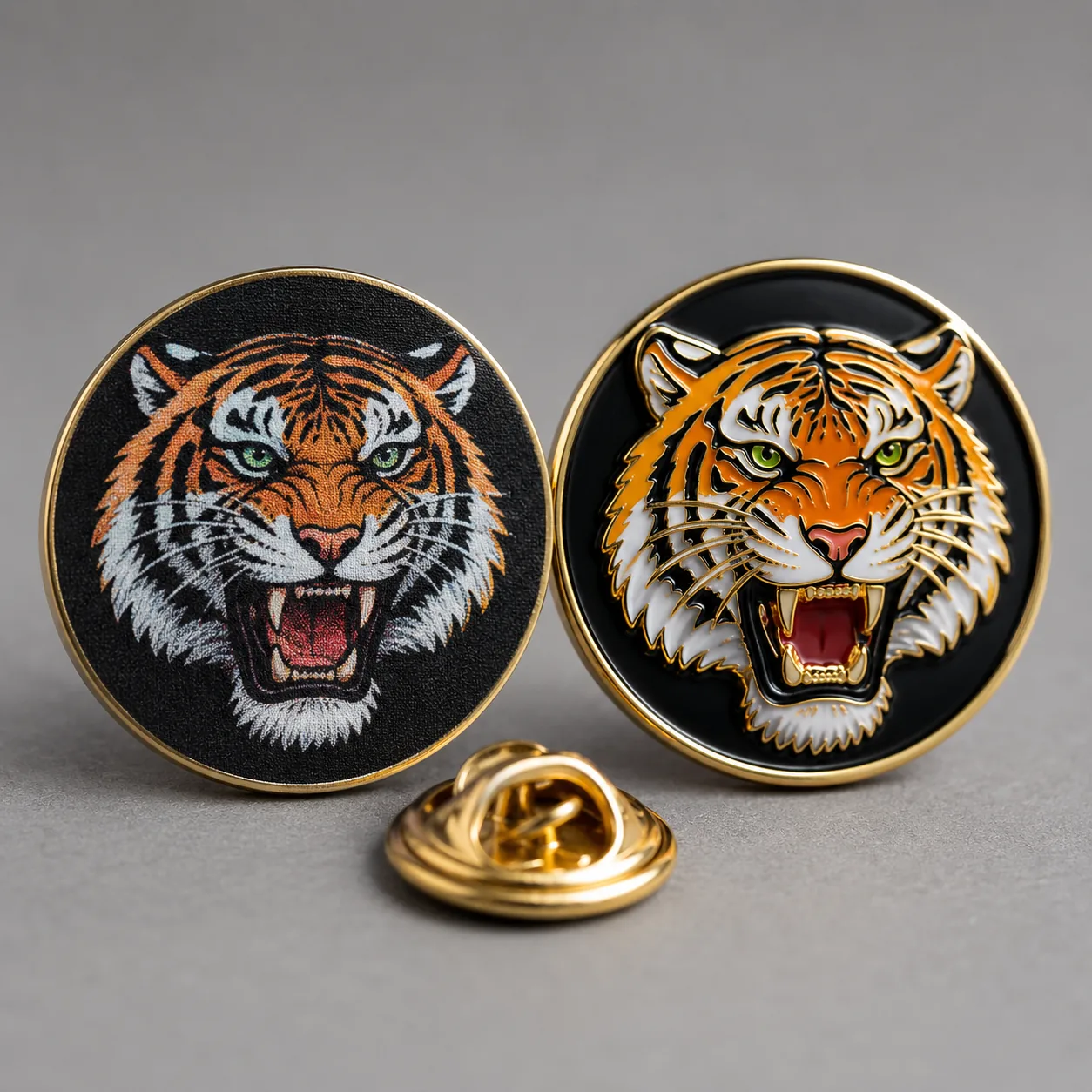 Offset Printed vs Enamel Pins for Detailed Logos