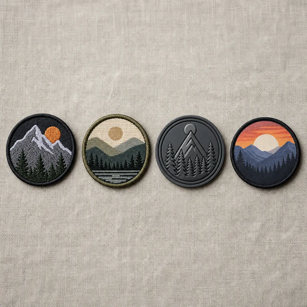 Embroidered vs woven vs PVC patches