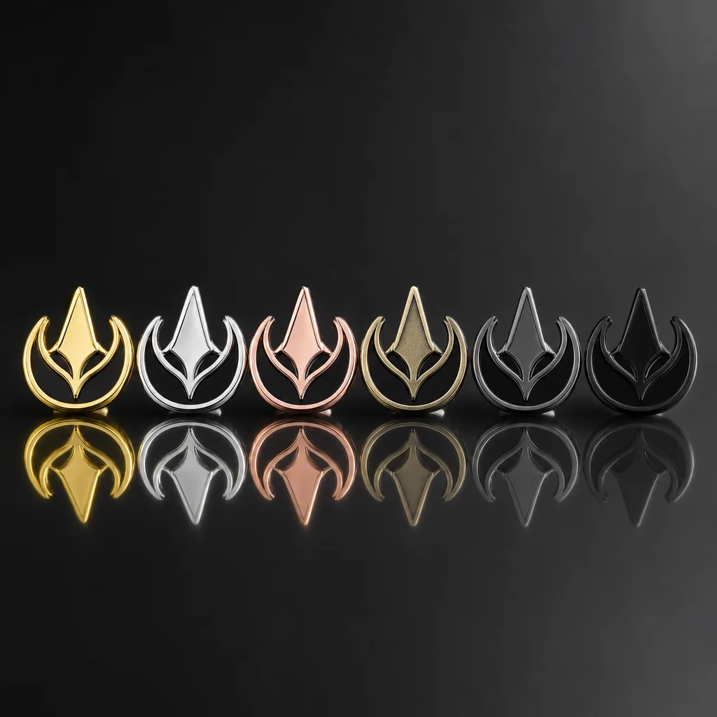 Choosing plating finishes for custom pins