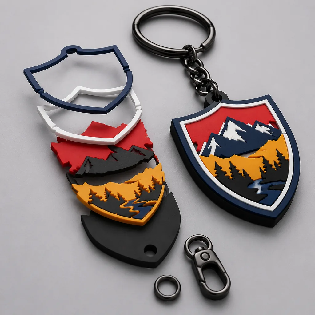 PVC Keychain Spec Sheet: Hardness, Layers and Hardware