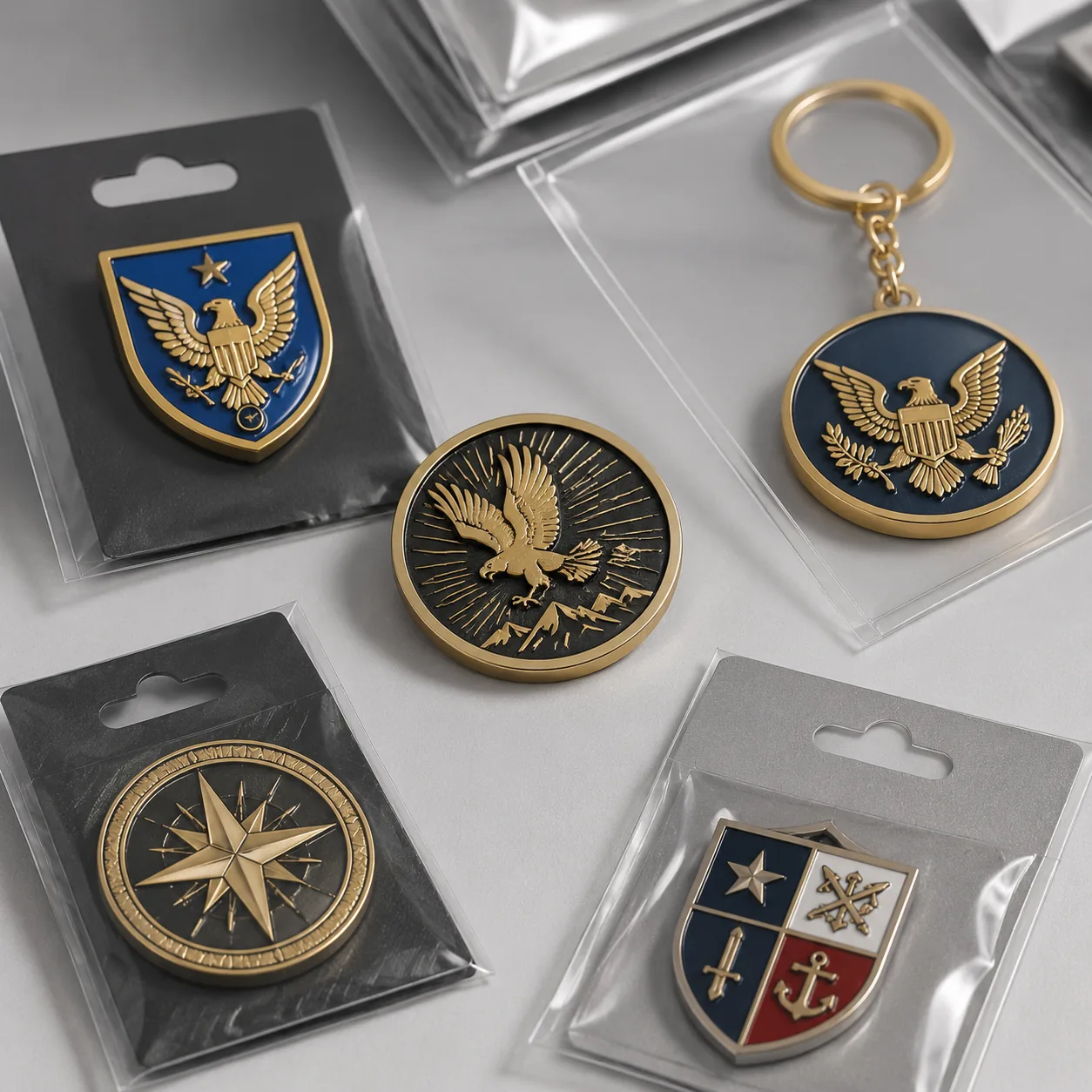 Retail Labeling Specs for Custom Pins, Coins and Keychains