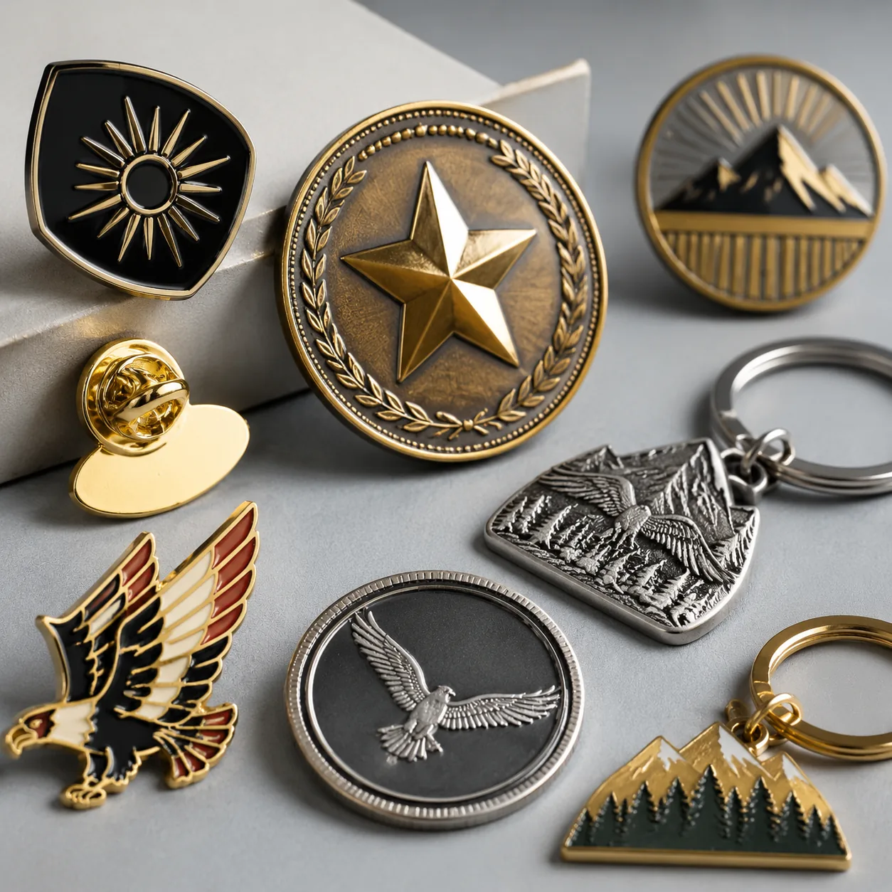 Retail Labeling Specs for Custom Pins, Coins and Keychains