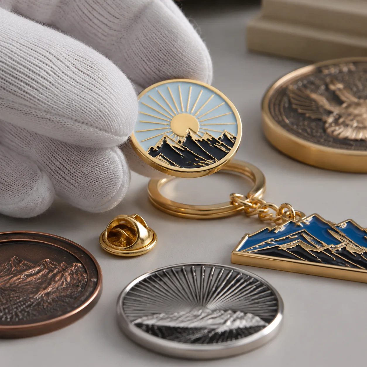 Small Text Specs for Custom Pins, Coins and Keychains