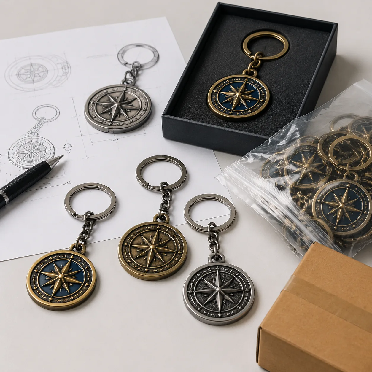 Sourcing Custom Metal Keychains From RFQ to Bulk Shipment