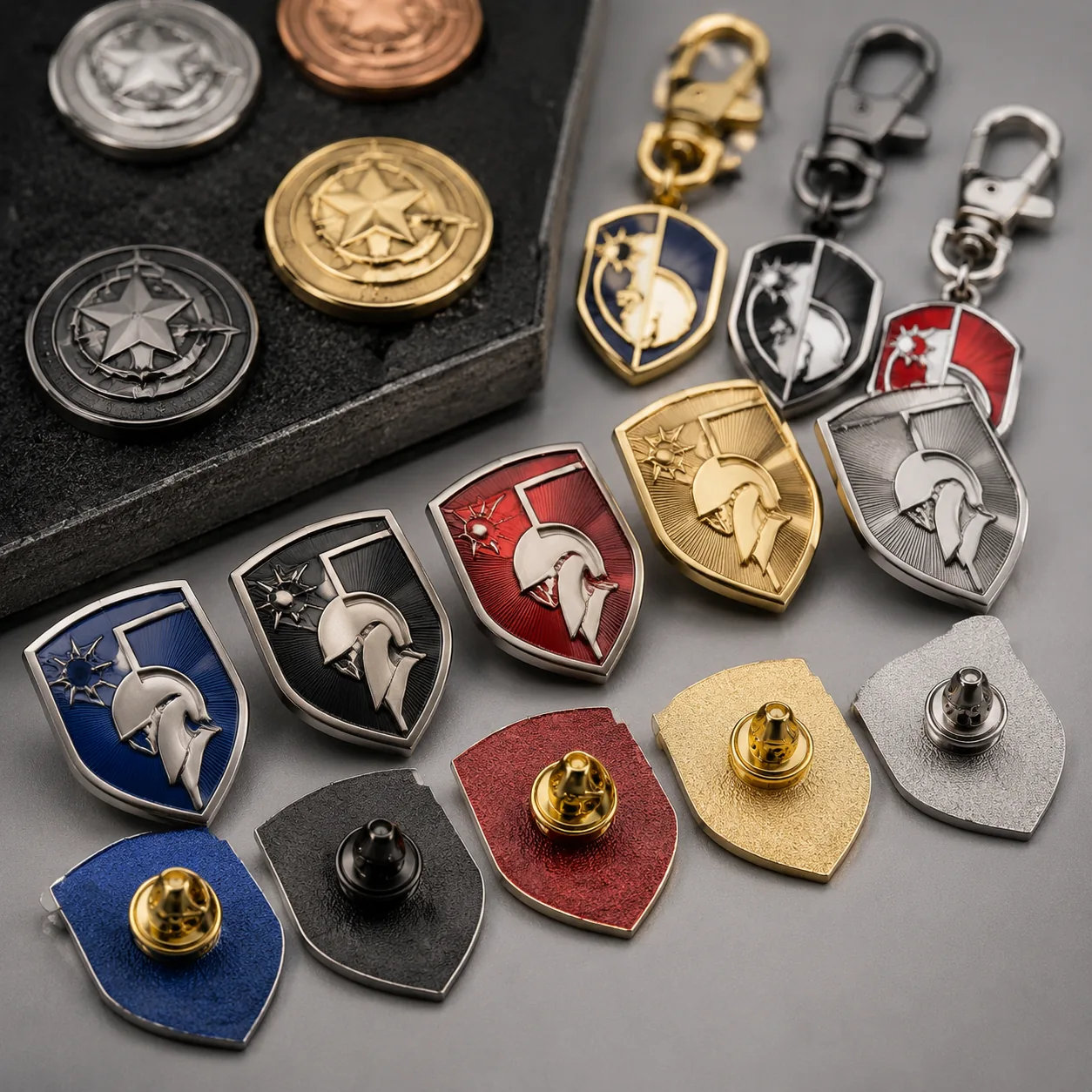 Split-Run Custom Pins: Factory Specs for Multiple Variants in One PO