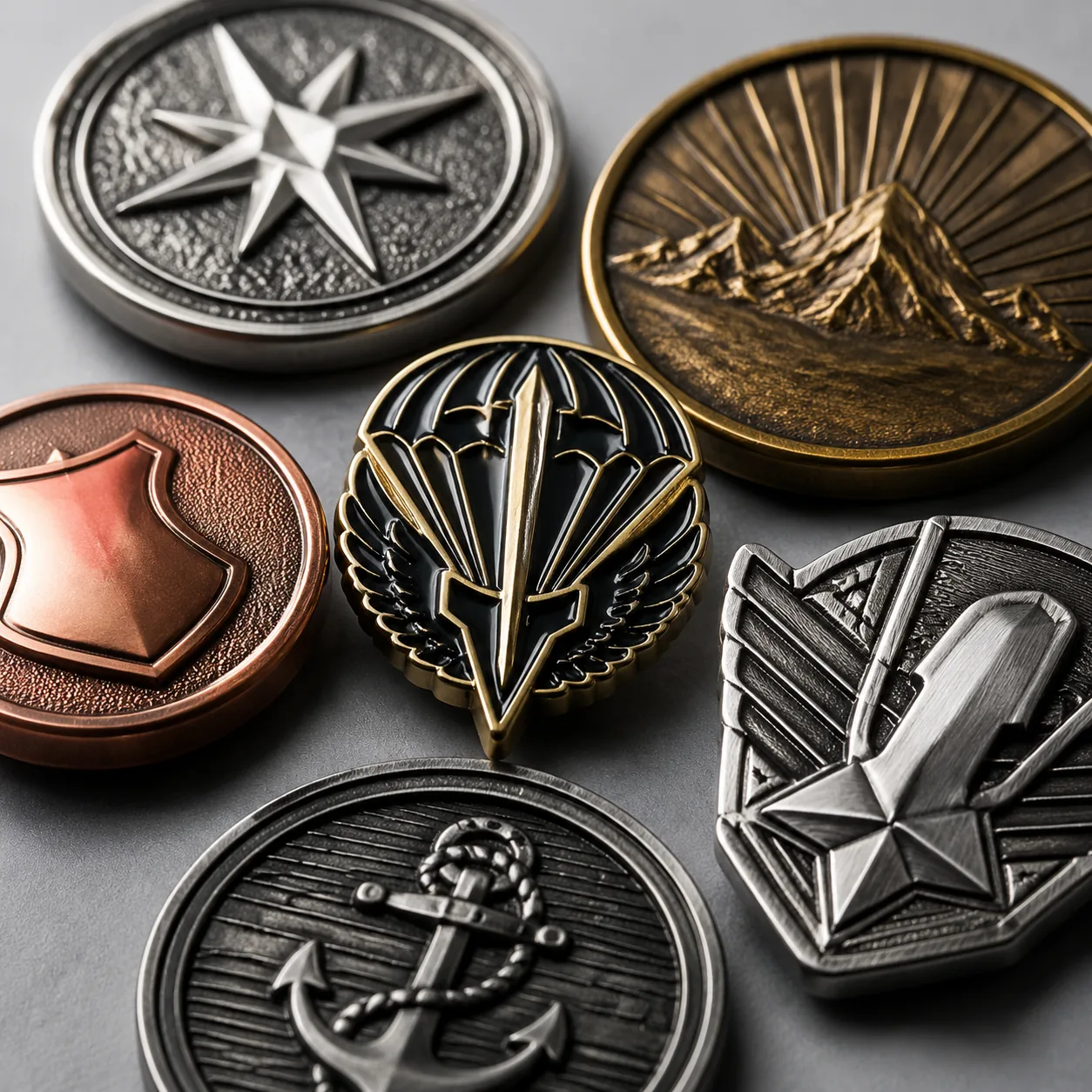 Surface Texture Specs for Custom Metal Badges and Coins