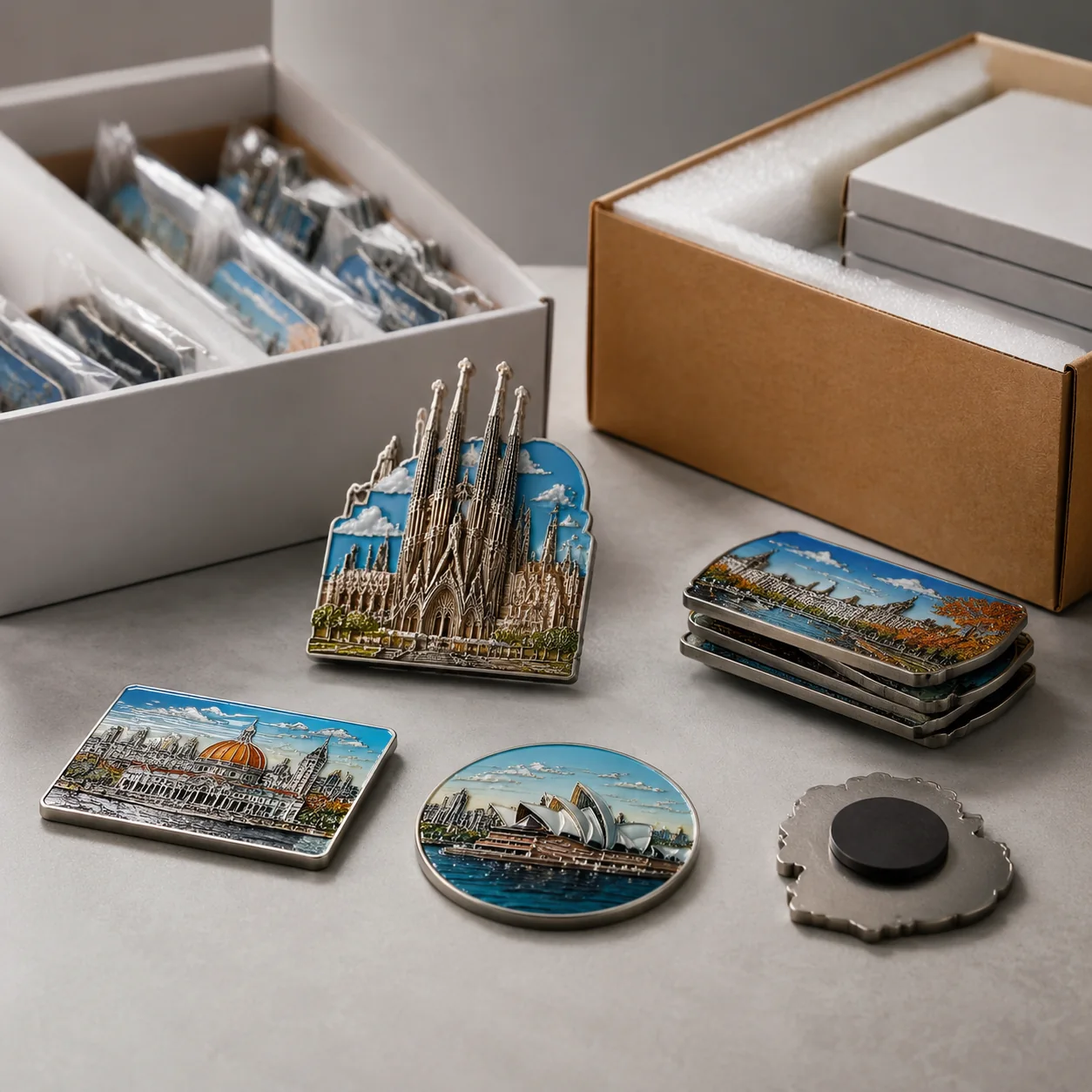 Tourist Fridge Magnet Packaging: Shelf Impact and Freight Protection