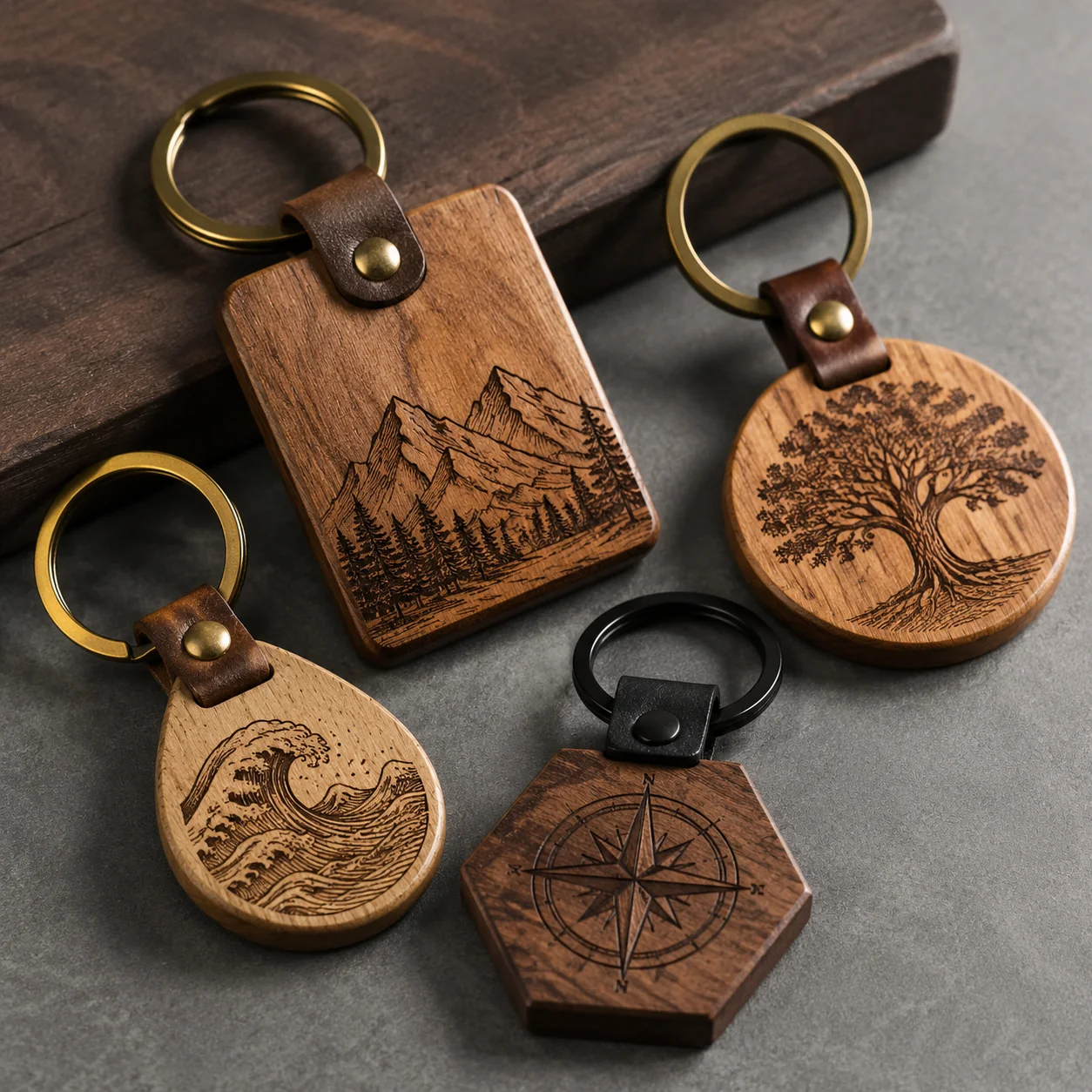 Wood Keychain Engraving vs Printing: When Engraving Wins