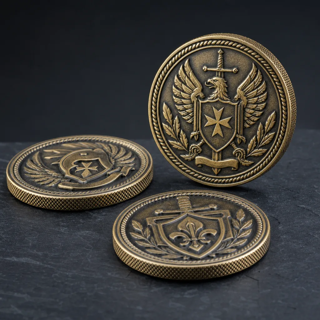 Custom die-struck challenge coins