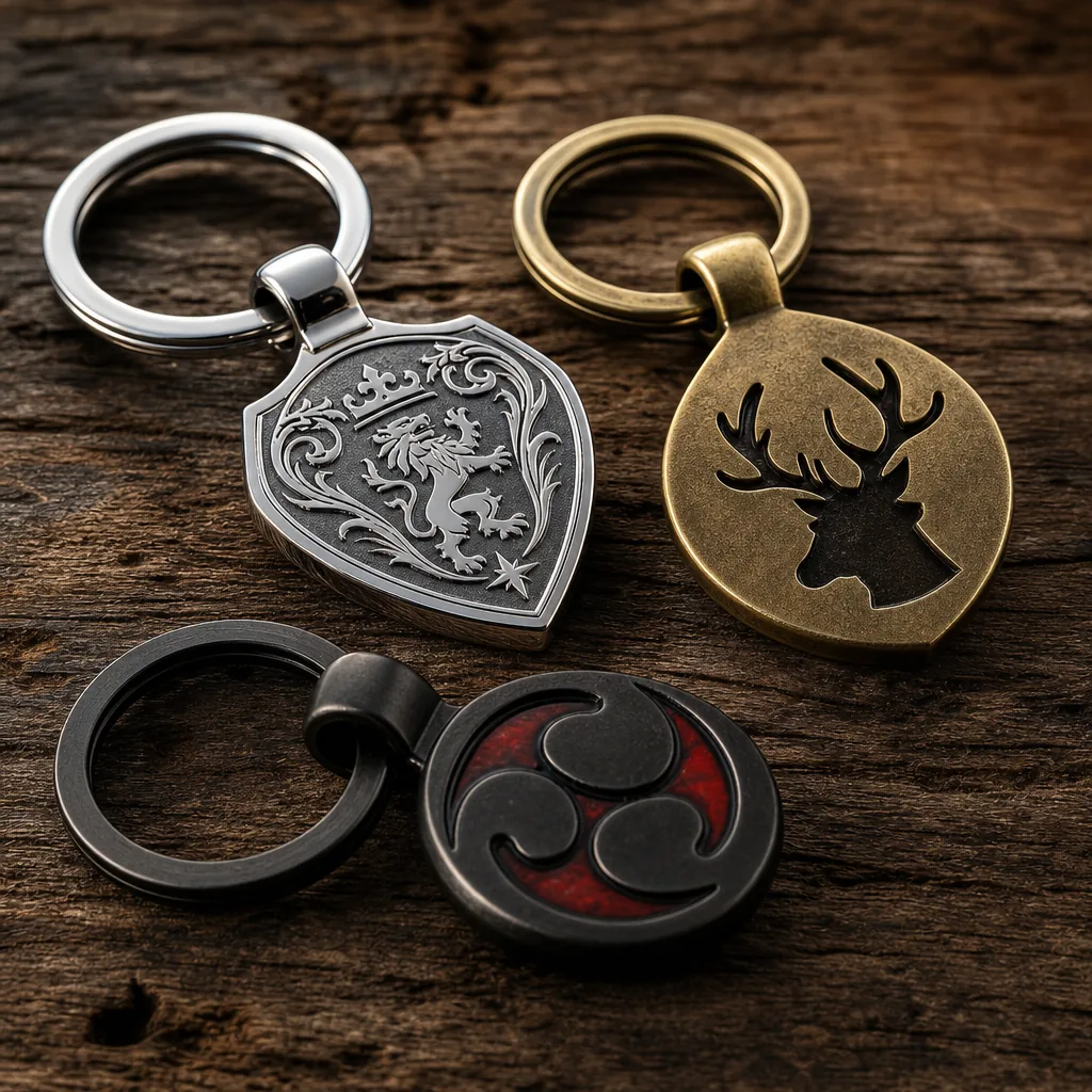 Custom metal zinc-alloy keychains