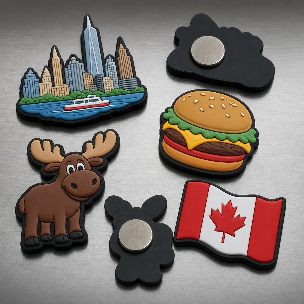 Custom PVC soft rubber fridge magnets